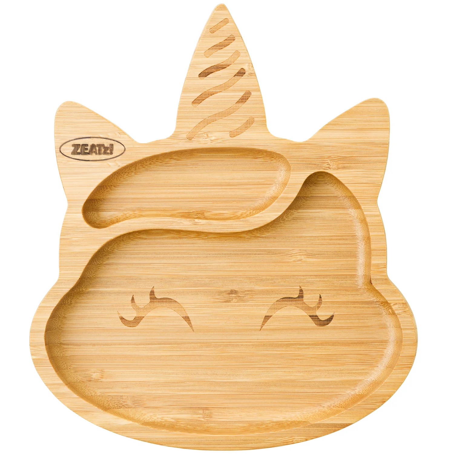 Unicorn Bamboo Suction Plate